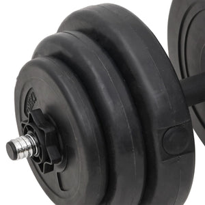 vidaXL Barbell and Dumbbell with Plates 60 kg