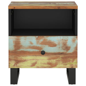 vidaXL Bedside Cabinet Solid Wood Reclaimed&Engineered Wood