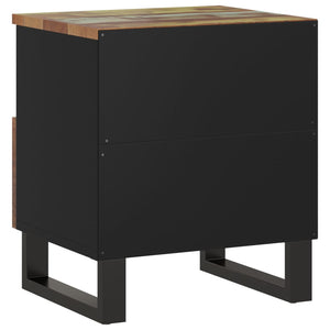 vidaXL Bedside Cabinet Solid Wood Reclaimed&Engineered Wood