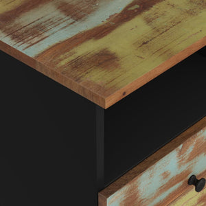 vidaXL Bedside Cabinet Solid Wood Reclaimed&Engineered Wood