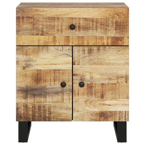 vidaXL Bedside Cabinet 50x33x60 cm Solid Wood Mango&Engineered Wood