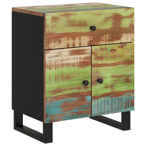 vidaXL Bedside Cabinet 50x33x60cm Solid Wood Reclaimed&Engineered Wood