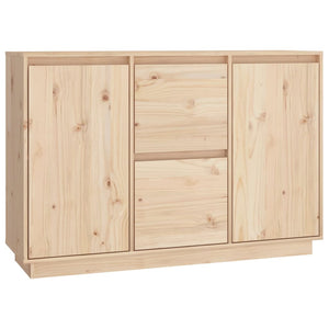 vidaXL Sideboard 111x34x75 cm Solid Wood Pine