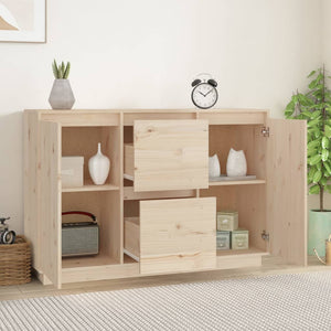 vidaXL Sideboard 111x34x75 cm Solid Wood Pine