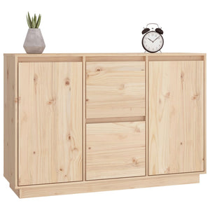 vidaXL Sideboard 111x34x75 cm Solid Wood Pine