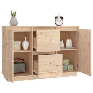 vidaXL Sideboard 111x34x75 cm Solid Wood Pine