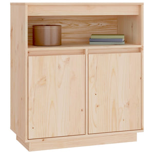 vidaXL Sideboard 70x34x80 cm Solid Wood Pine