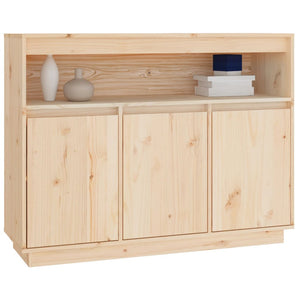 vidaXL Sideboard 104.5x34x80 cm Solid Wood Pine