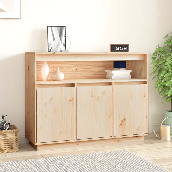 vidaXL Sideboard 104.5x34x80 cm Solid Wood Pine