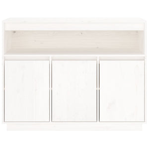 vidaXL Sideboard White 104.5x34x80 cm Solid Wood Pine