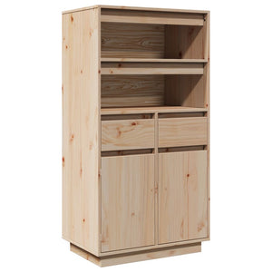 vidaXL Highboard 60x40x116.5 cm Solid Wood Pine