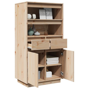 vidaXL Highboard 60x40x116.5 cm Solid Wood Pine