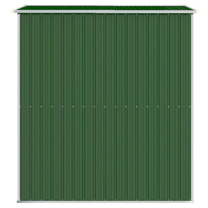 vidaXL Garden Shed Green 192x191x223 cm Galvanised Steel