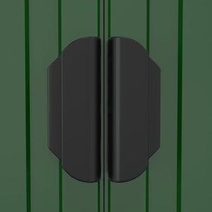 vidaXL Garden Shed Green 192x191x223 cm Galvanised Steel