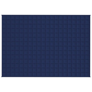 vidaXL Weighted Blanket Blue 138x200 cm Single 6 kg Fabric