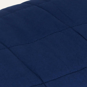 vidaXL Weighted Blanket Blue 138x200 cm Single 10 kg Fabric