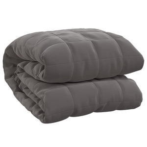 vidaXL Weighted Blanket Grey 220x260 cm 11 kg Fabric