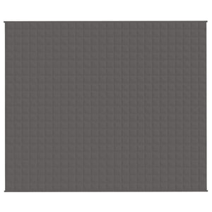 vidaXL Weighted Blanket Grey 220x260 cm 11 kg Fabric