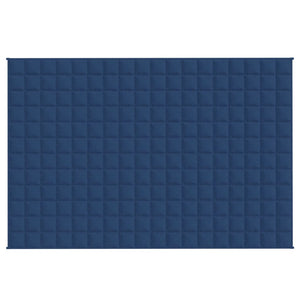 vidaXL Weighted Blanket Blue 120x180 cm 5 kg Fabric