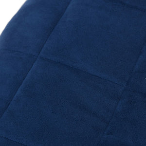 vidaXL Weighted Blanket Blue 120x180 cm 5 kg Fabric