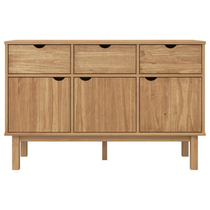 vidaXL Sideboard OTTA 114x43x73.5 cm Solid Wood Pine