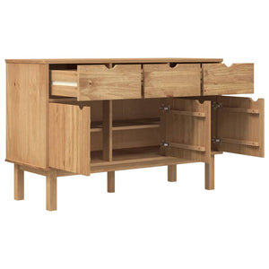 vidaXL Sideboard OTTA 114x43x73.5 cm Solid Wood Pine