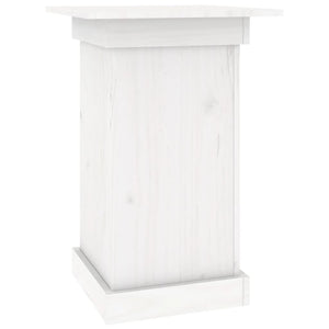 vidaXL Flower Stand White 40x40x60 cm Solid Wood Pine