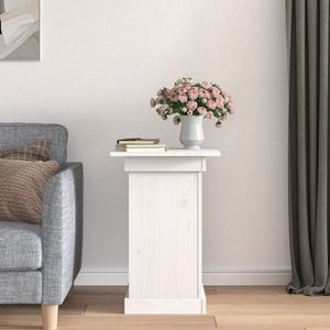 vidaXL Flower Stand White 40x40x60 cm Solid Wood Pine