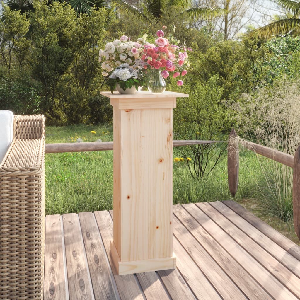 vidaXL Flower Stand 40x40x90 cm Solid Wood Pine