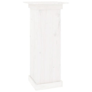 vidaXL Flower Stand White 40x40x90 cm Solid Wood Pine