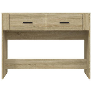 vidaXL Console Table Sonoma Oak 100x39x75 cm Engineered Wood