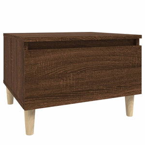 vidaXL Side Tables 2 pcs Brown Oak 50x46x35 cm Engineered Wood