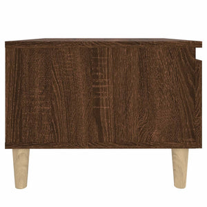 vidaXL Side Tables 2 pcs Brown Oak 50x46x35 cm Engineered Wood