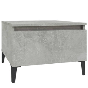 vidaXL Side Table Concrete Grey 50x46x35 cm Engineered Wood