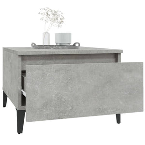 vidaXL Side Table Concrete Grey 50x46x35 cm Engineered Wood