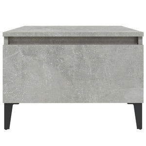 vidaXL Side Table Concrete Grey 50x46x35 cm Engineered Wood