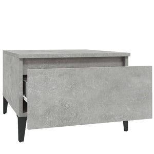 vidaXL Side Table Concrete Grey 50x46x35 cm Engineered Wood