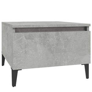 vidaXL Side Tables 2 pcs Concrete Grey 50x46x35 cm Engineered Wood