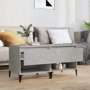 vidaXL Side Tables 2 pcs Concrete Grey 50x46x50 cm Engineered Wood