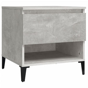 vidaXL Side Tables 2 pcs Concrete Grey 50x46x50 cm Engineered Wood