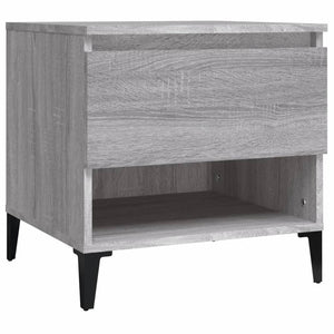 vidaXL Side Table Grey Sonoma 50x46x50 cm Engineered Wood