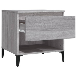 vidaXL Side Table Grey Sonoma 50x46x50 cm Engineered Wood