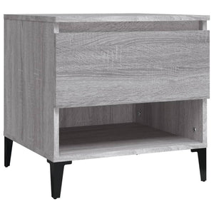 vidaXL Side Tables 2 pcs Grey Sonoma 50x46x50 cm Engineered Wood