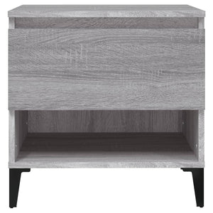 vidaXL Side Tables 2 pcs Grey Sonoma 50x46x50 cm Engineered Wood