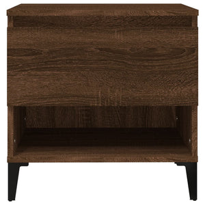 vidaXL Side Table Brown Oak 50x46x50 cm Engineered Wood