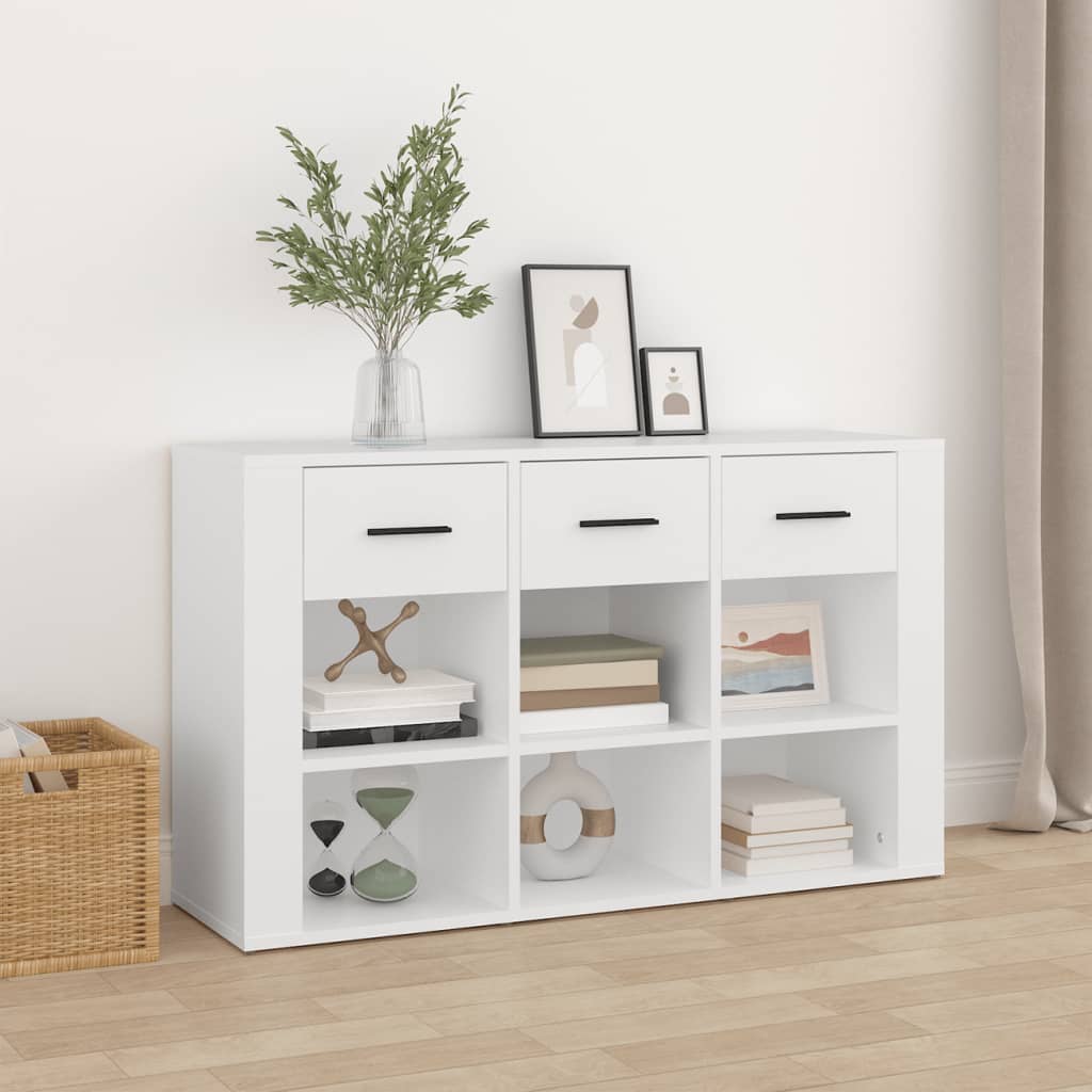 vidaXL Sideboard White 100x30x59.5 cm Engineered Wood