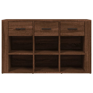 vidaXL Sideboard Brown Oak 100x30x59.5 cm Engineered Wood