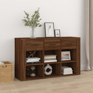 vidaXL Sideboard Brown Oak 100x30x59.5 cm Engineered Wood