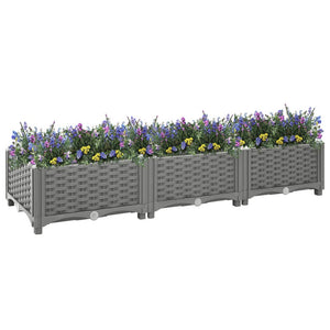 vidaXL Raised Bed 120x40x23 cm Polypropylene