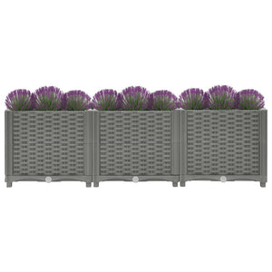 vidaXL Raised Bed 120x40x38 cm Polypropylene